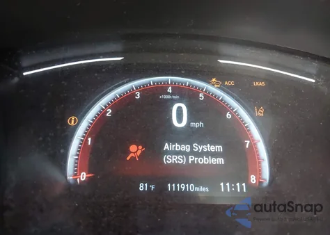 2019 Honda Civic Sport из США, поврежденный, VIN 19XFC2F80KE045508